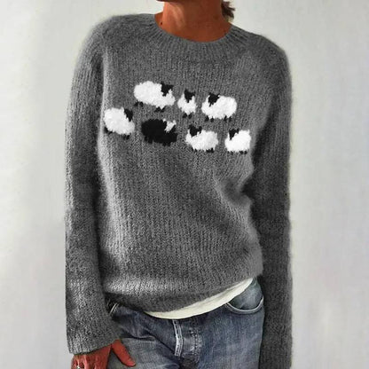 Pull Maille Petits Moutons
