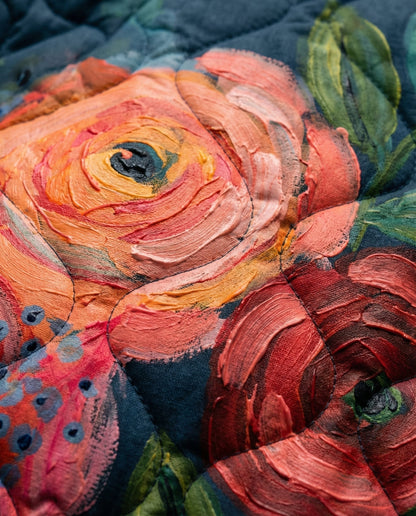 Veste Matelassée Fleurs Nostalgie