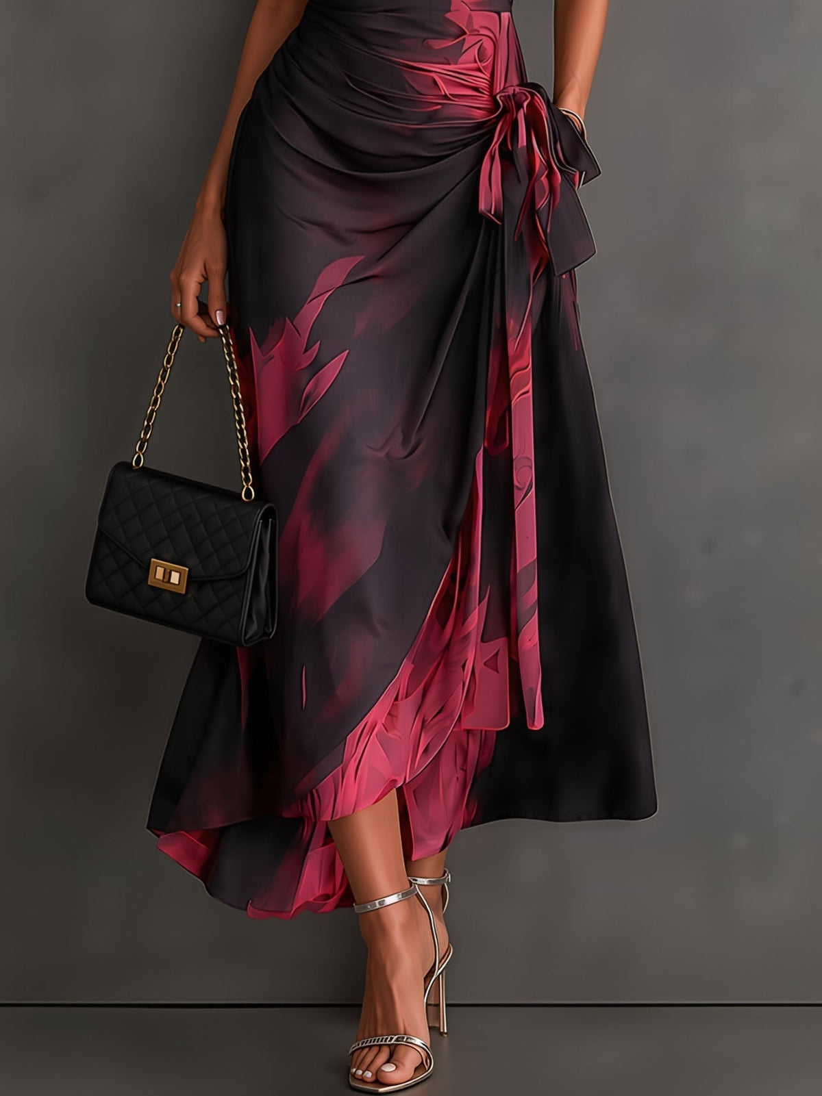 Robe Croisée Flamme