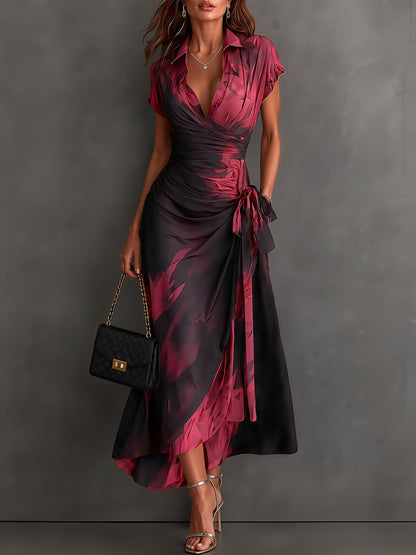 Robe Croisée Flamme